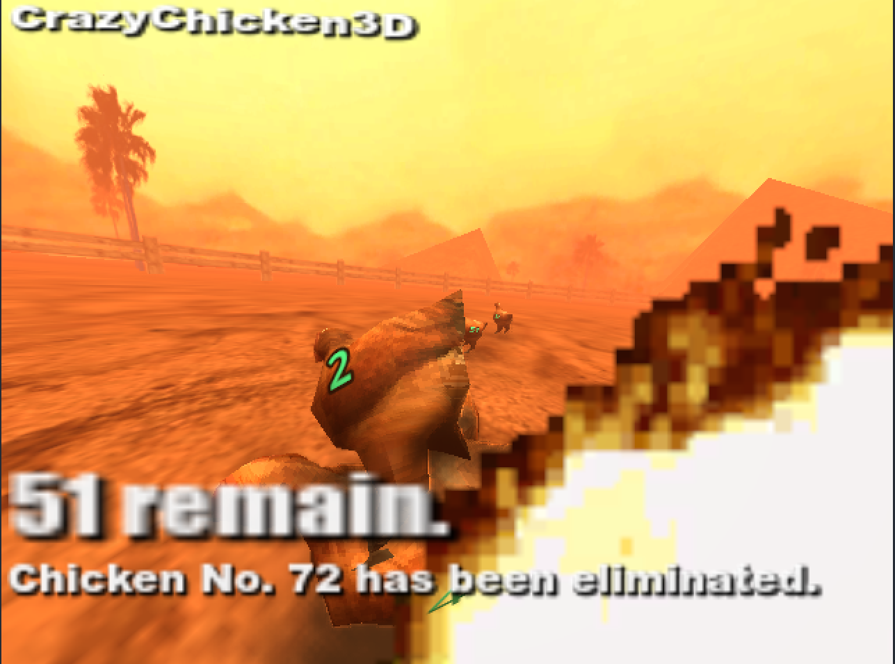 Crazy Chicken 3D Characters